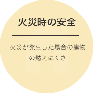 火災時の安全/火災が発生した場合の建物の燃えにくさ